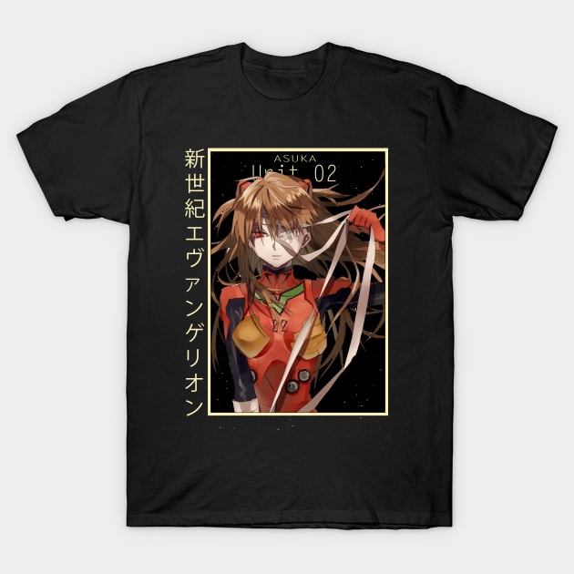 Asuka Evangelion T-Shirt by hackneydagger